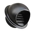 Air Vent Cover,External Vent,4 6 8Inch Stainless Steel Round, Exhaust Vents Wall Vent Cap Outlet, Air Extractor External Cover With Fine Mesh Screen, Easy Installation For Kitchen Bedroom Bathroom Off