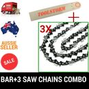 16" BAR & 3 CHAIN FIT GREENWORKS 406MM 16" Chainsaw 60v GD60CS40(CSC404) 