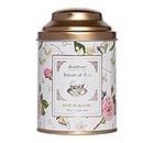 Sublime House of Tea | Rose in Bloom Black (100g) | Made With Real Rose Petals, Improves Blood Circulation and Skin Hydration | Pick-Me-Up Tea