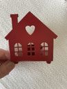 Little red house, t-light candle holder