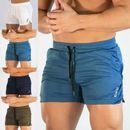 Mens Shorts Gym Sports Training Bodybuilding Running Workout Fitness Short Pants