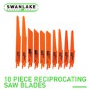 10PC Reciprocating Air Saw Blades 6" 8" Bi-Metal Wood Power Tool Accessories