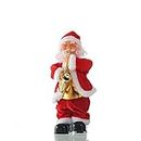 kuaetily Weihnachtsmann singender und Tanzender Santa Claus 35cm Weihnachten Deko Figur (Saxophon)