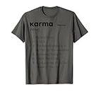 definición de sustantivo karma Camiseta
