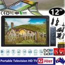 12" 12V TFT LED HD TV Portable DVB-T2 Television DC Digital Analog Car Video New