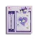 Heartquakes kawaii School Supplies Cute Notebooks With Pen Aesthetic Notebook Cartoon Kitty Stationary Set And Office Supplies Makes A Beautiful Back To School Gift Set for Kids (B)