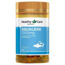 Healthy Care Squalene 1000mg - 200 Capsules | OMEGA 3 Supports general health