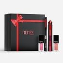 RENEE Fab Look Makeup Kit Combo| Includes Fab 5 Lipsticks, Black Kajal & Lip Glosses| Best Gifts for Girlfriend, Wife, Women