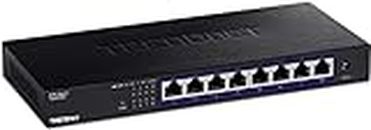 TRENDnet 8-Port Unmanaged 2.5G Switch,Wall Mountable, TEG-S380(Renewed)