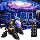Star Projector, OAEBLLE Galaxy Projector for Bedroom, Light Projector Remote Control White Noise Bluetooth Speaker Aurora Projector, Night Lights for Kids Room, Party, Living Room(Galaxy Vortex)