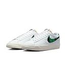 Nike Mens Blazer Low '77 PRM White/Stadium Green-White-University RED Sneaker - 7 UK (8 US) (DV0801-100)