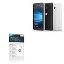 Nokia Lumia 550 Screen Protector, BoxWave® [ClearTouch Crystal (2-Pack)] HD Film Skin - Shields from Scratches for Nokia Lumia 550