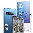 Screen Protector for Samsung Galaxy S10, Tempered Glass Screen Protector, [9H Hardness][Anti-Scratch][HD Clear][Anti Fingerprint][Bubble Free] Tempered Glass, 2+2 Pack
