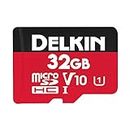 Delkin DDMSDR50032G Devices 32GB Select microSDHC UHS-I (U1/V10) Memory Card