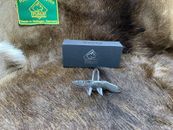 Cuchillo Puma Mini Liner Lock Damasco con asas plateadas como nuevo en caja ++