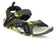 Sparx Men's Olive Yellow Outdoor Sandals-8 UK (SS0485G_OLYL0008)