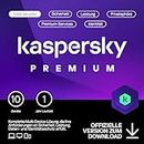 Kaspersky Premium Total Security 2024 | 10 Geräte | 1 Jahr | Anti-Phishing und Firewall | Unbegrenzter VPN | Passwort-Manager | Kindersicherung | 24/7 Unterstützung | PC/Mac/Mobile | Code per Email