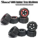 9IMOD 4pcs RC 1/16 1/14 Snow Sand Paddles Buggy Tires Hex 12mm Tyre Wheels for Wltoys 144001 124018