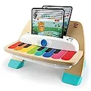 Baby Einstein, Hape, Piano Magic Touch, juguete musical de madera, instrumentos musicales electrónicos para niños, incluye 3 partituras y 6 canciones, volumen ajustable, a partir de 6 meses