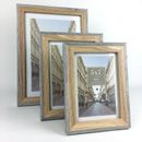 Photo Picture Frame A4, 8x10, 6x8, 7x5  Wall Desk Mountable Grey Natural 2 Tone 
