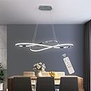 Dimmable LED Ceiling Pendant Light Fixture Restaurant Hanging Lamp with Remote Control,Height Adjustable Ceiling Lights,Modern Creative Design Chandelier,for Kitchen Island Bar Cafe Dining Room Table