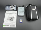 Canon PowerShot Elph SD3500 IS Digital Camera Black 14.1MP Bundle | TESTED