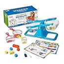 hand2mind Let's Learn to Measure Activity Set, Kids Measuring Cups, Bucket Balance, MathLink Cubes and Activity Cards Set, Teacher Supplies, Classroom Supplies, Preschool Learning, Toddler Learning
