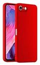 HULLIN Coque de Téléphone en Silicone Colorée, Adaptée à iPhone 6 Plus/iPhone 6s Plus (5.5") - Rouge de Chine