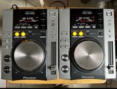 Pair Pioneer CDJ-200 DJ Turntable Player Controller Mix Loop CD MP3 Lot Of 2