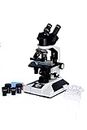 ESAW Pathological Doctor Compound Student Binocular Microscope LED Illumination with Semi-Plan Achro Objectives and Kit