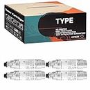Type MP4500A Toner Cartridges Compatible with Savin 9240G 9240SP 9250G 9250SP Printers, High Yield 31000 Pages, Includes Chip, Color Reproduction (4 Pack Black)