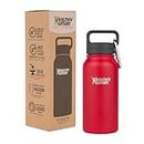 Healthy Human 16oz Insulated Stainless Steel Water Bottle Stein - Red Hot