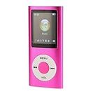 MP3 Player with Bluetooth, Music Player with Built-in HD Speaker, 1.8 Inch LCD Screen, HiFi Sound, Earphones Included, Support up to 64GB, for Students Running Walking