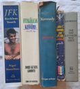 Lote de libros de no ficción de biografía Kennedy sobre JFK y familia. Vintage Soft & HC.