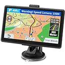 GPS Navigation for Car Navigator Truck - Navigation System, 2024 America/Canada/MX Maps Free Lifetime Update, Voice Guidance, Speed Cam Warning, 7 Inch Touchscreen Vehicle RV GPS para carros Trucker