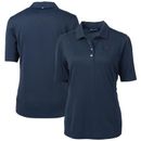 Women's Cutter & Buck Navy Jacksonville Jaguars Virtue Eco Pique Recycled Polo
