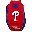 Pets First MLB Philadelphia Phillies Puffer Vest for Dogs & Cats. Warm, Cozy, and Waterproof Dog Coat, for Small and Large Dogs/Cats. Best MLB Licensed PET Warming Sports Jacket (PHP-4081-SM)