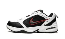 Nike Men's Air Monarch IV (4E) Width White/Black/Red Training Shoes 416355-101