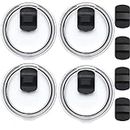 4 Pack 20 oz Replacement Lid for Yeti Lids with 4 Magnetic Slider Replacement, Magnetic Replacement Lids Compatible with Yeti 20 oz Tumbler Lid, Rambler or Old Style Rtic Coffee Tumbler