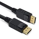 OMNIHIL 3 Meter Long Displayport Cable Compatible with  BenQ GL2460HM 24 Inch 1080p Gaming Monitor