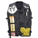 Nerf Rival Official NERF® Tactical Vest Licenced Jacket Medium Large Size - Rival Phantom Corps Tactical Vest for Nerf Guns with adjustable straps. Must have gear for kids, teenagers, adults