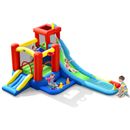 9 in 1 Inflatable Water Slide Kids Bounce House Water Park without Blower