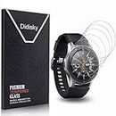 Didisky 5 Pezzi Pellicola Protettiva in Vetro Temperato per Samsung Galaxy Watch 46mm, Protezione Schermo [Tocco Morbido ] Facile da Pulire, Facile da installare, Trasparente