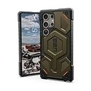 URBAN ARMOR GEAR UAG Designed for Samsung Galaxy S24 Ultra Case 6.8" Monarch Kevlar Element Green, Rugged Military Drop-Proof Impact Resistant Non-Slip Protective Cover