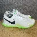 Nike Court Zoom Vapor Cage 4 Rafa Men’s 10 Tennis Shoes White Green Volt NWOT 