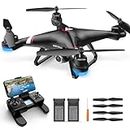 TENSSENX GPS Drone with 1080P HD Camera for Adults and Kids, 5G Transmission FPV Drone, TSRC X7 RC Quadcopter with 2 Batteries, Auto Return, Follow Me, Altitude Hold, Easy for Beginners