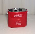 Red Nostalgia "COCA-COLA" HOT DOG TOASTER Pop Up Two Cooker Roller Cage Buns