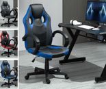 Drehbarer Gaming Stuhl Kunstleder Home Office Stuhl Sport Schreibtisch Stuhl B