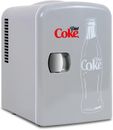 Coca Cola Diet Coke 4l Mini Fridge Cooler/Warmer Compact Personal Travel Fridge