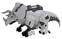 Urban Creation Plastic Trex Moving Robot Dinosaur with Lights and Sounds (13 Inches, Multicolor)